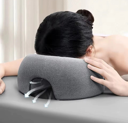 Face down pillow desk nap - face,
