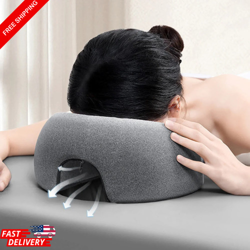 Face down pillow desk nap - down,