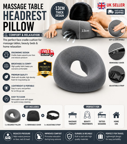 Massage table headrest - massage, pillow